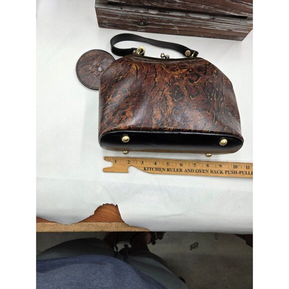 Patricia Nash Animal Abstract 10th Anniversary Edition Leather Crossbody Bag - Picture 16 of 16